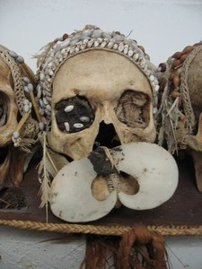 Asmat skull